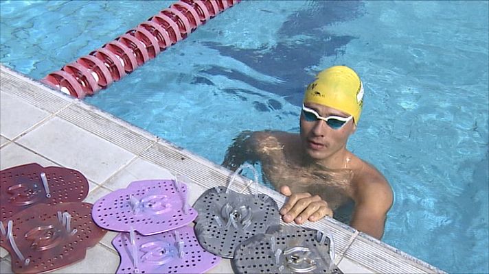 Telediario 1 - Natación, reciclaje e ingeniería unidos por un fin solidario