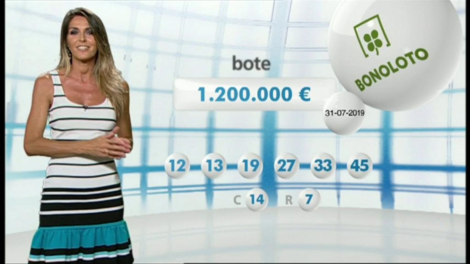 Bonoloto - 31/07/19 - ver ahora