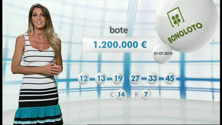 Loterías - Bonoloto - 31/07/19