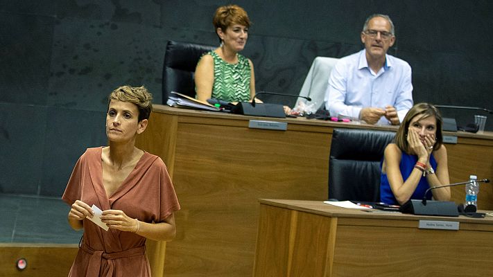 Telediario 1 - Chivite no logra ser investida presidenta de Navarra en la primera votación