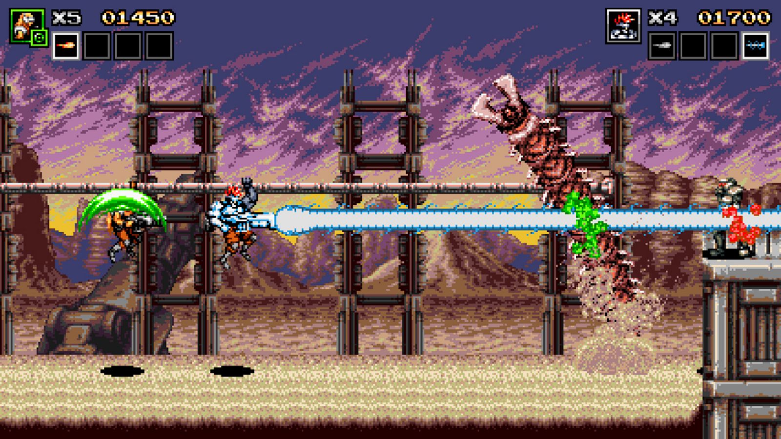 Así es Blazing Chrome en acción