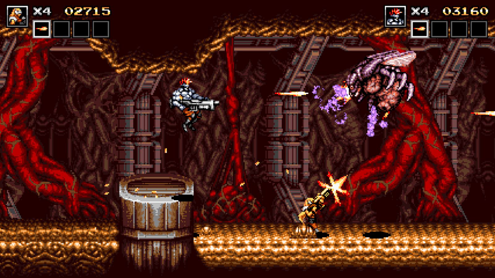Tráiler de Blazing Chrome, el videojuego que homenejea a los clásicos de las recreativas
