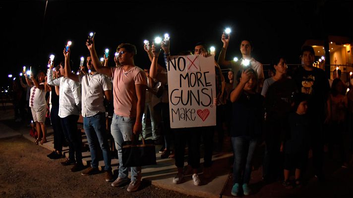 Telediario 1 - 40 personas mueren cada día por armas de fuego en Estados Unidos