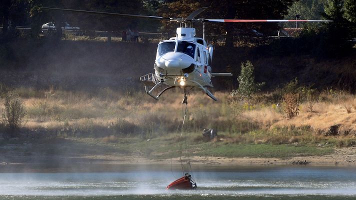 Informativo 24h - Estabilizan el fuego de Miraflores y frenan el avance del de La Granja a Madrid
