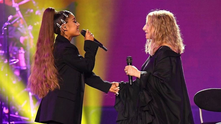 D Corazón - Ariana Grande cumple su sueño de cantar con Bárbara Streisan