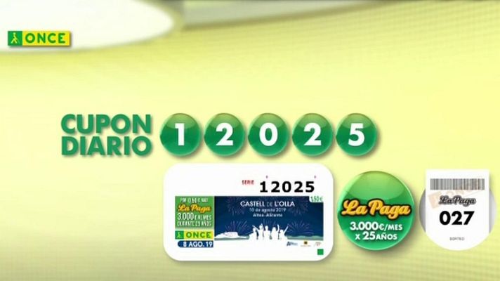 Sorteos ONCE - Sorteo ONCE - 08/08/19