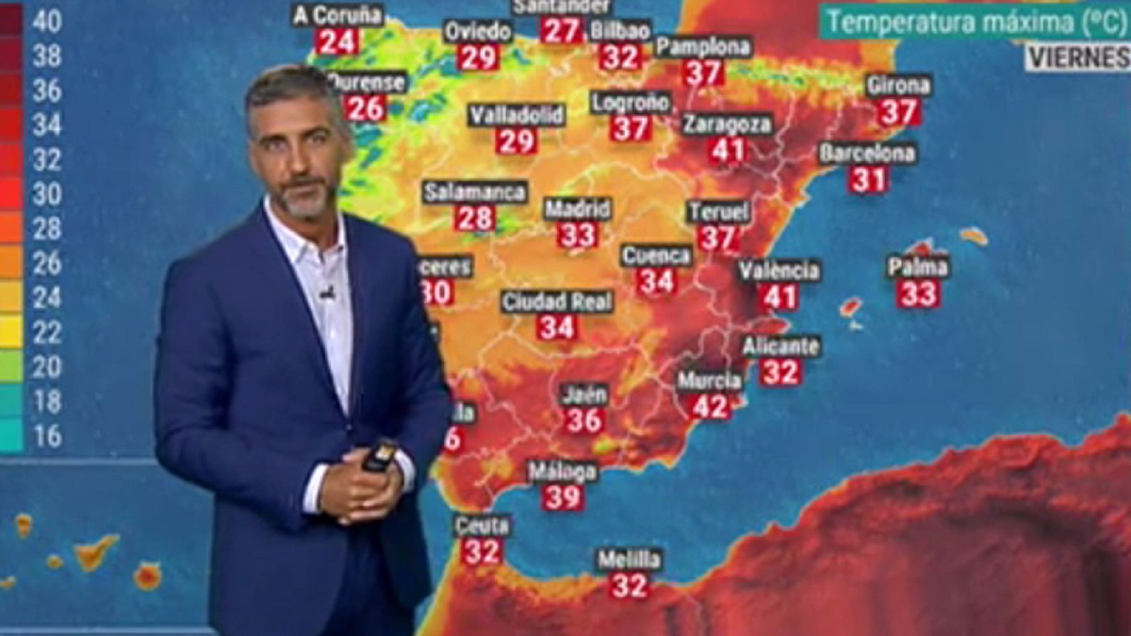 Temperaturas muy altas en el tercio este peninsular y en Baleares - El tiempo | Ver