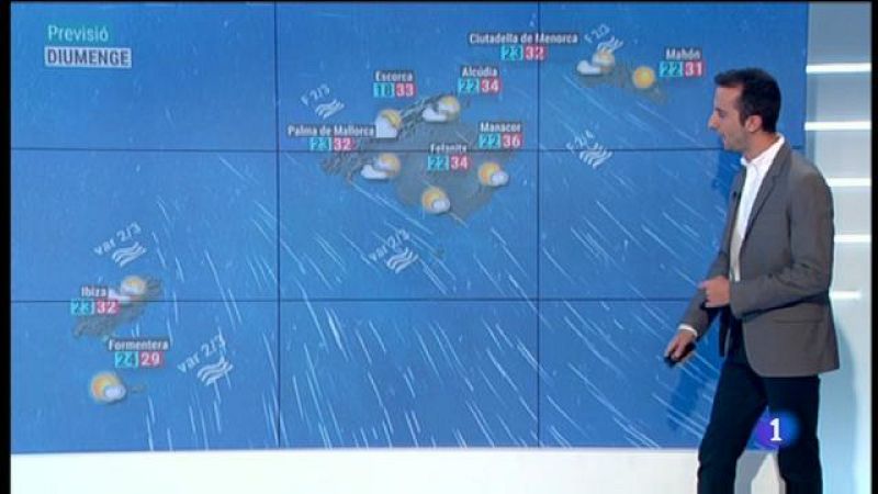 El temps a les Illes Balears - 09/08/19