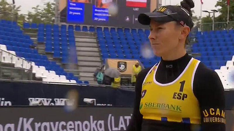 Fernández y Baquerizo tendrán que luchar por el bronce europeo - Voley Playa | Ver