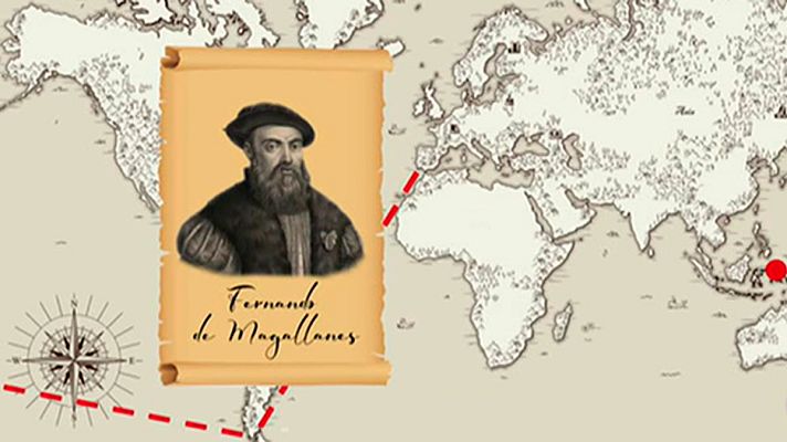 Telediario 1 - La vuelta al mundo de Magallanes y Elcano, en un minuto