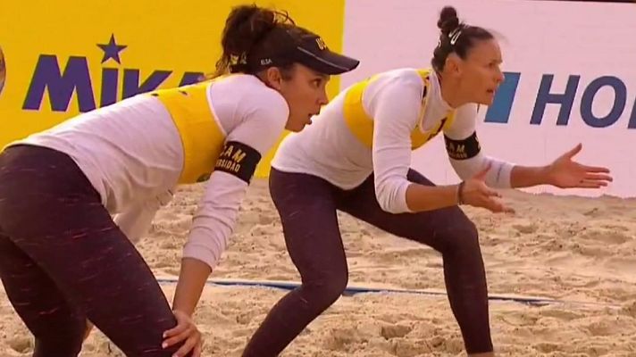 Voley Playa - Cto. de Europa 3º-4º puesto Femenino: España - Suiza