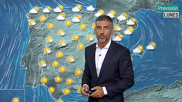 Telediario 1 - Descenso de temperaturas este lunes en Baleares y en el este peninsular