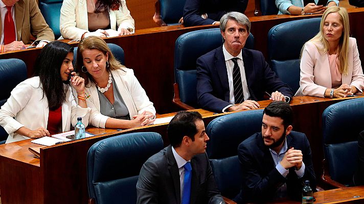 Telediario 1 - El discurso de Ayuso satisface a Cs pero no a Vox