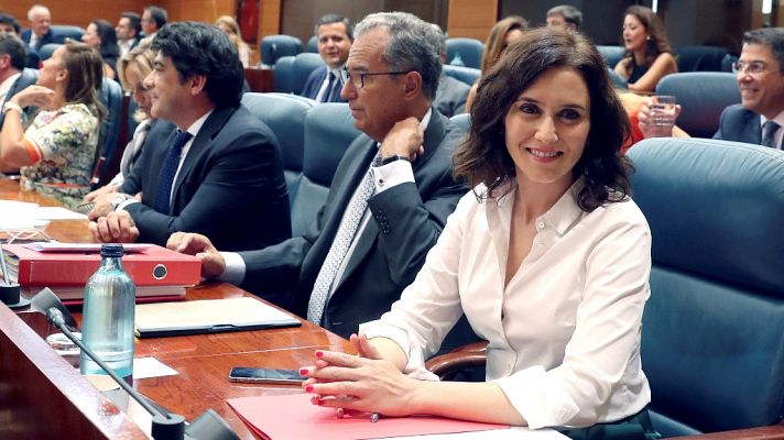 Especiales informativos - Pleno de investidura de la Comunidad de Madrid, Isabel Díaz