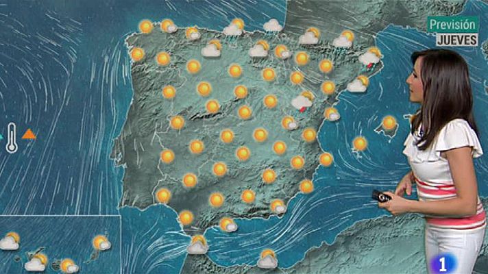 El tiempo - Calor en la mitad sur peninsular y chubascos en noroeste de Cataluña