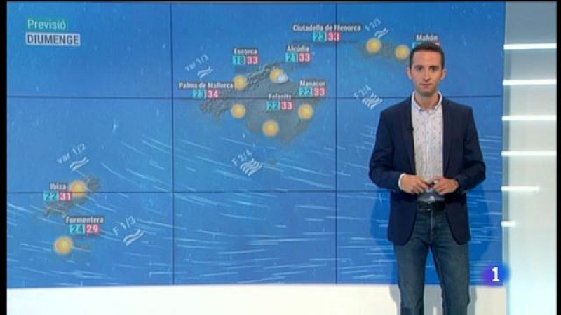 El temps a les Illes Balears - 16/08/19