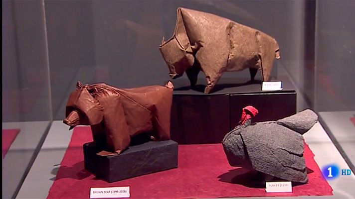 Telediario 1 - El museo de origami más importante del mundo no está en Japón sino en Zaragoza