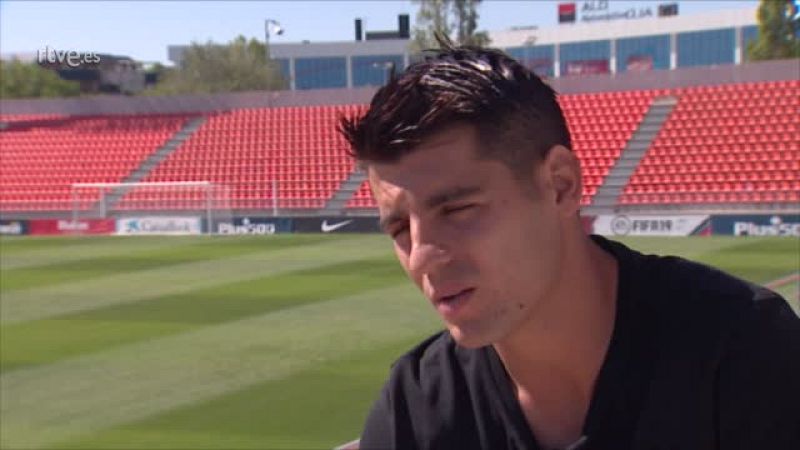 Morata da la "bienvenida" a Rodrigo | Ver