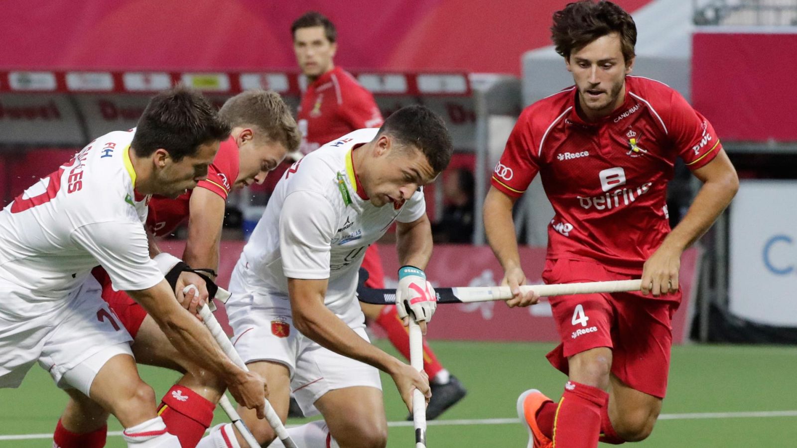 Bélgica golea a España en el debut del europeo de hockey | Ver