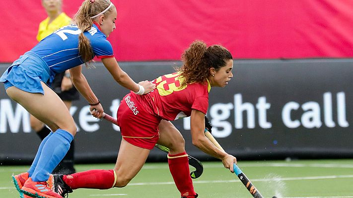 Hockey hierba y sala - España debuta con victoria ante Rusia en categoría femenina