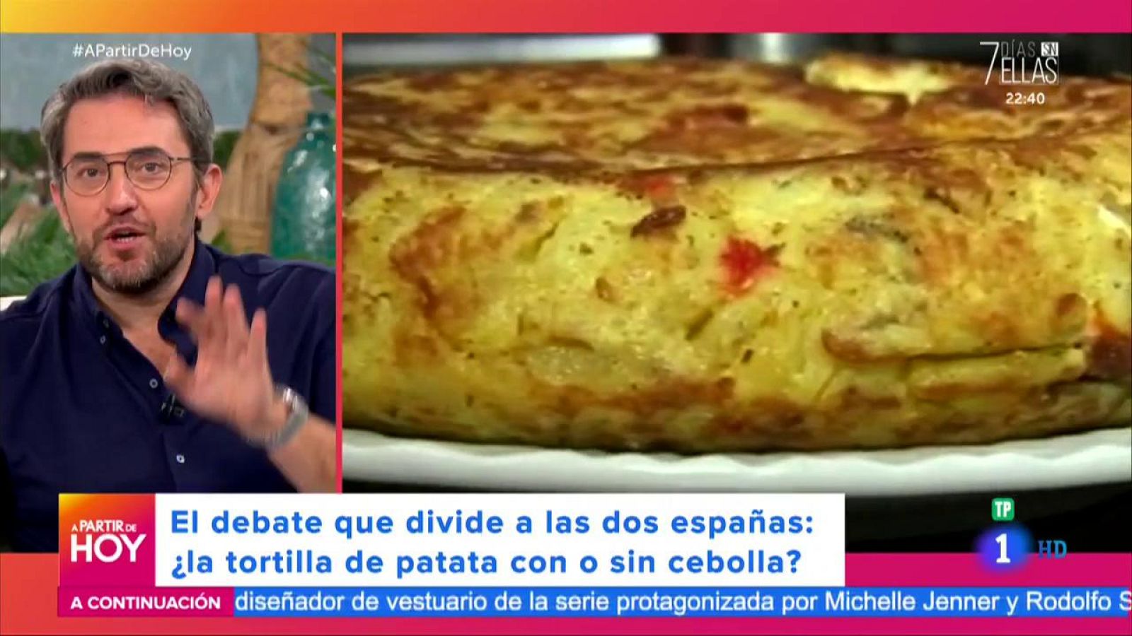 La tortilla de patata ¿con o sin cebolla?
