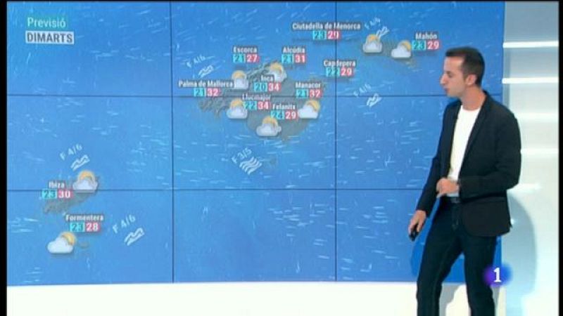El temps a les Illes Balears - 19/08/19