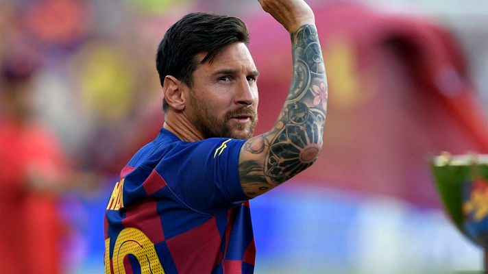 Telediario 1 - El Barça espera el regreso de Messi