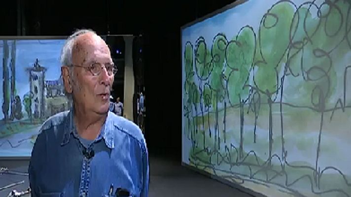 Telediario 1 - Carlos Saura prepara la puesta en escena de 'Don Giovanni', la ópera de Mozart