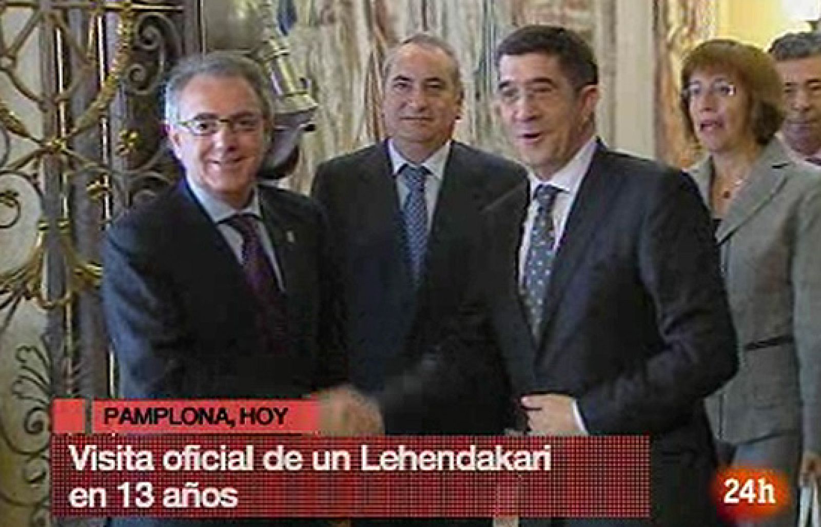 López reestablece las relaciones institucionales con Navarra tras 13 años.