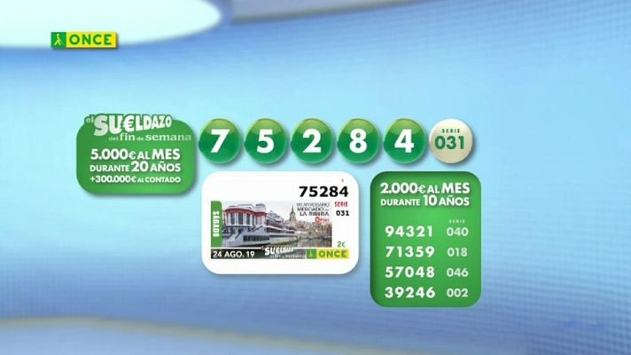Sorteos ONCE - Sorteo ONCE - 24/08/19
