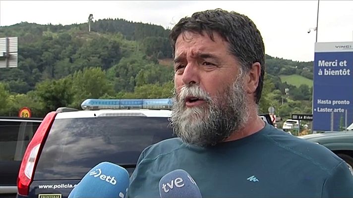 Telediario 1 - Francia expulsa al dirigente de Sortu Joseba Álvarez tras retenerlo en un control policial