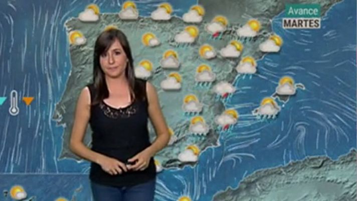 El tiempo - Lluvias y tormentas en la Península hoy lunes por la entrada de aire frío