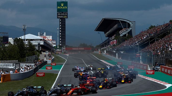 Telediario 1 - El Circuito de Barcelona prorroga las carreras de Fórmula 1 hasta el 2020