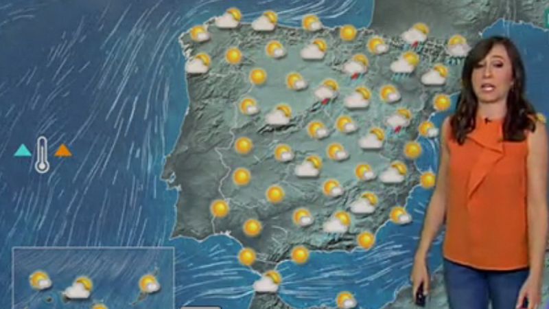Chubascos en el centro y este peninsular y altos valores en Gran Canaria - El tiempo | Ver