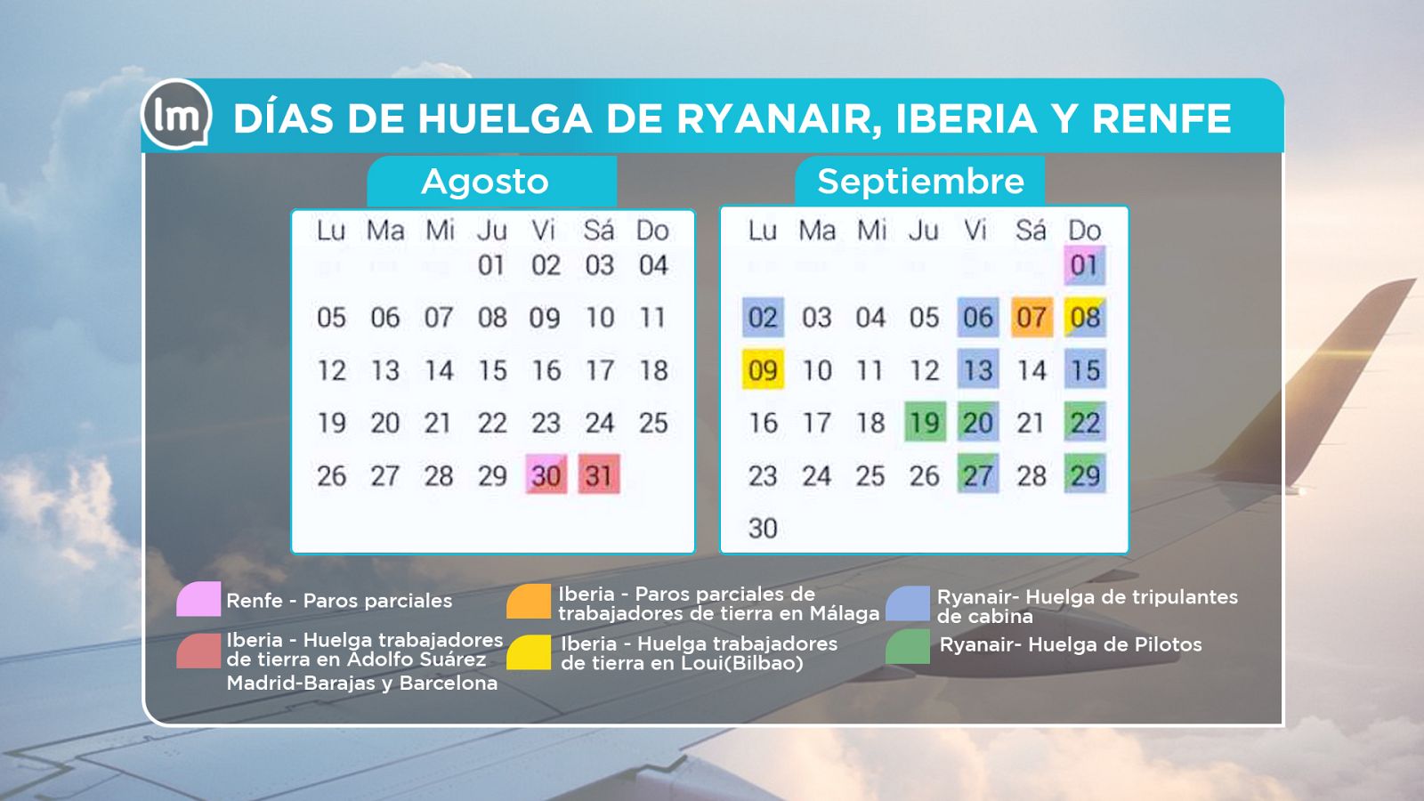 La mañana -  Cuidado con las huelgas en transporte en el mes septiembre