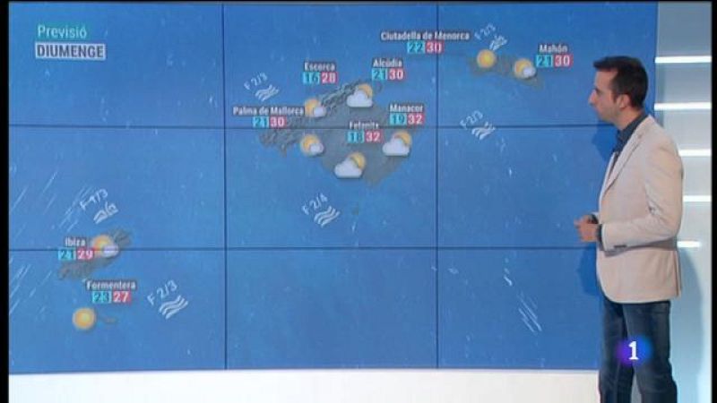 El temps a les Illes Balears - 30/08/19