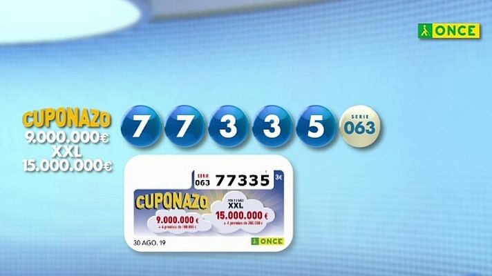 Sorteos ONCE - Sorteo ONCE - 30/08/19