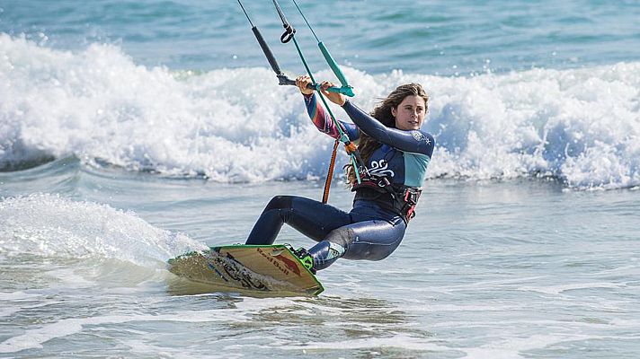 Telediario 1 - Gisela Pulido sueña con ser campeona olímpica de Kite Surf