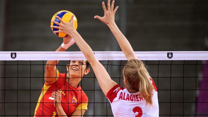 Voleibol - Campeonato de Europa Femenino. 1/8 Final: Polonia - España