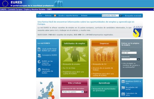  - Eures ofrece empleos