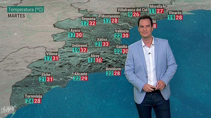 L'informatiu - Comunitat Valenciana - El tiempo en la Comunidad Valenciana - 02/09/19