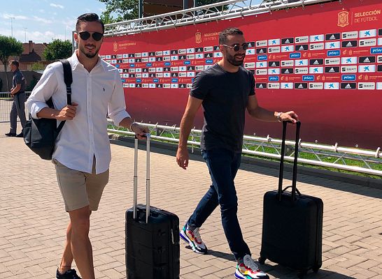 Telediario 1 - Sarabia y Unai Núñez, en su primera concentración con España