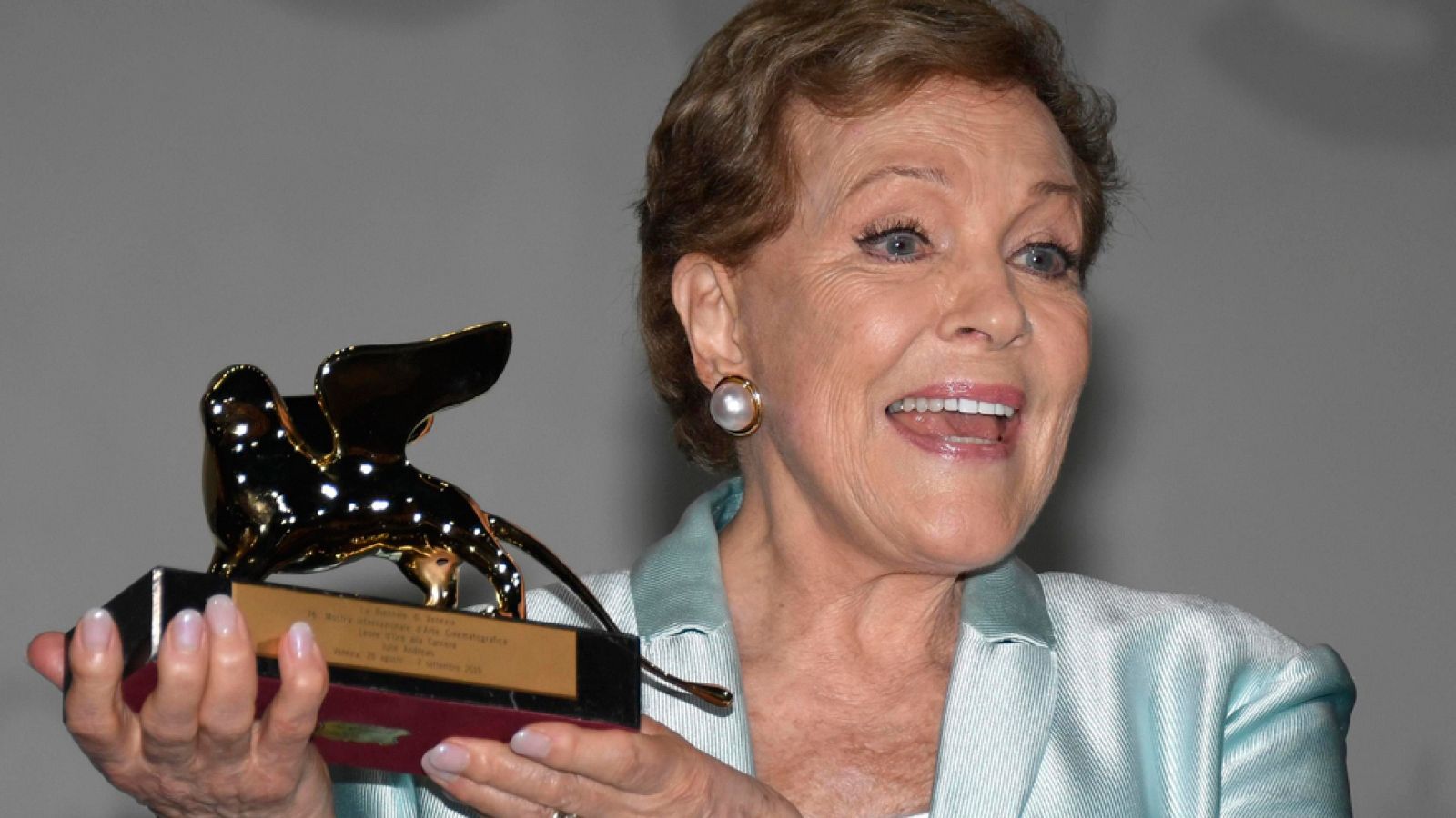 Julie Andrews recibe el León de Oro de la Mostra de Venecia por toda su carrera