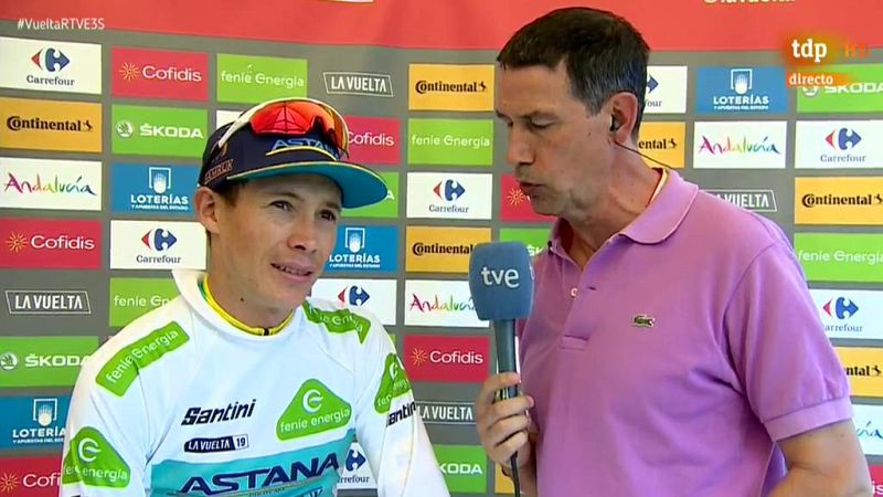 Vuelta 2019 - 'Superman' López se muestra satisfecho con la crono - RTVE.es - Vuelta ciclista a España | Ver