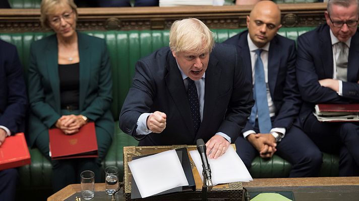 Telediario 1 - Reino Unido debate la posibilidad de legislar para retrasar el 'Brexit'