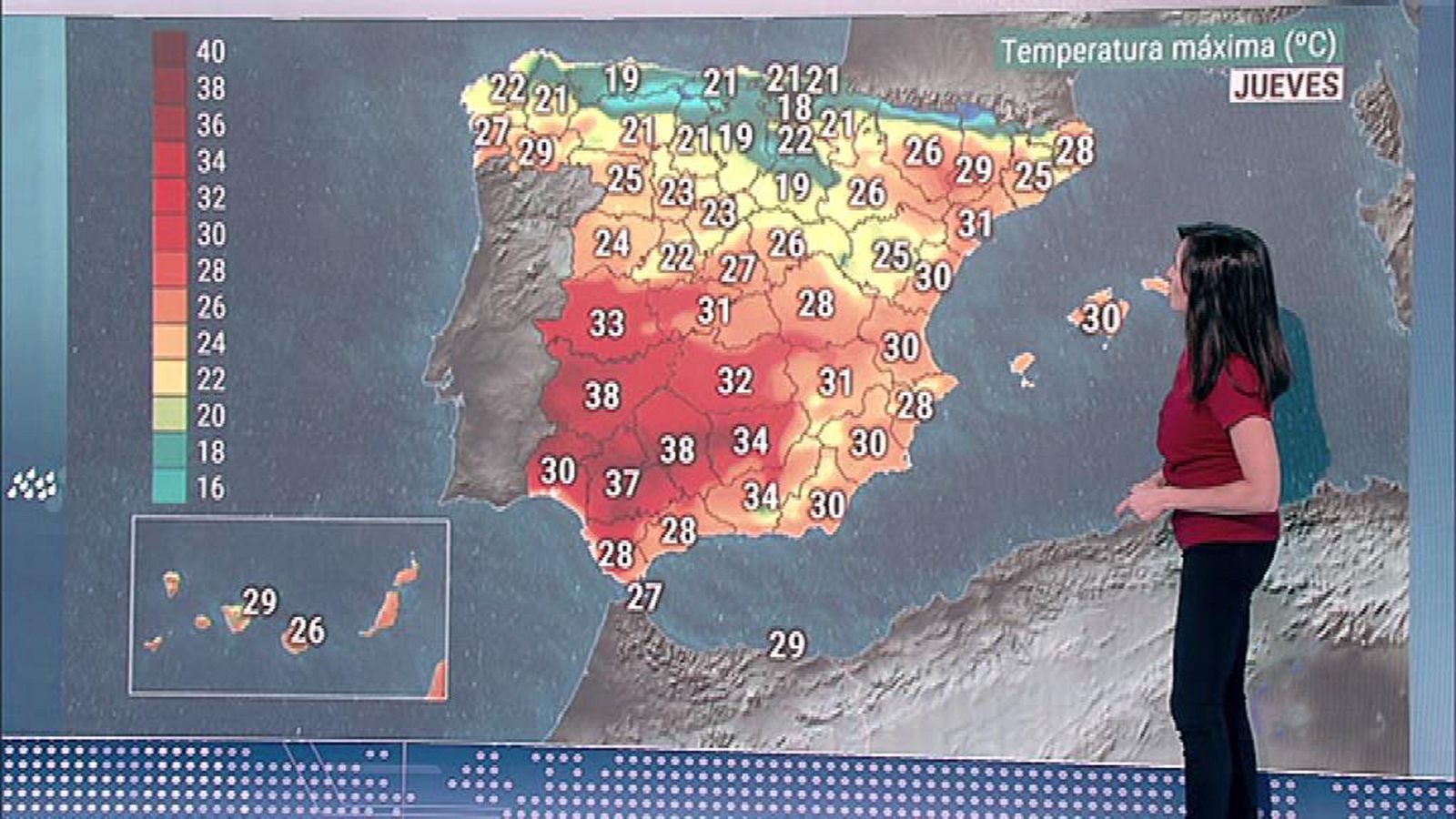 Notable bajada temperaturas en la mitad norte peninsular y lluvias en el noreste y sureste