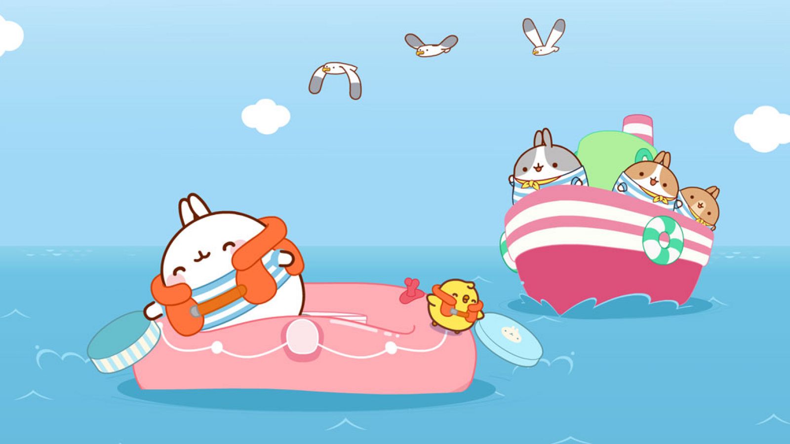 Los náufragos - Molang | Ver