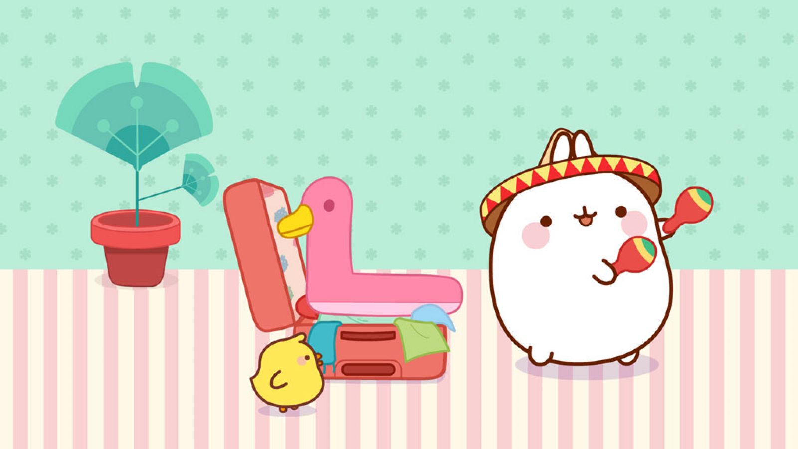 La maleta - Molang | Ver