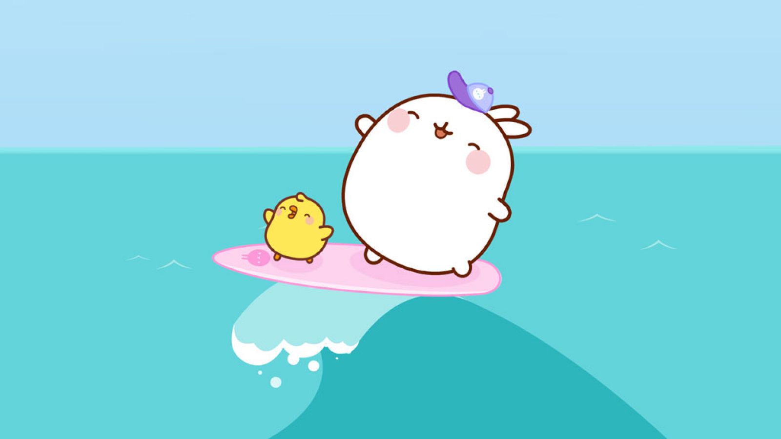 La playa - Molang | Ver