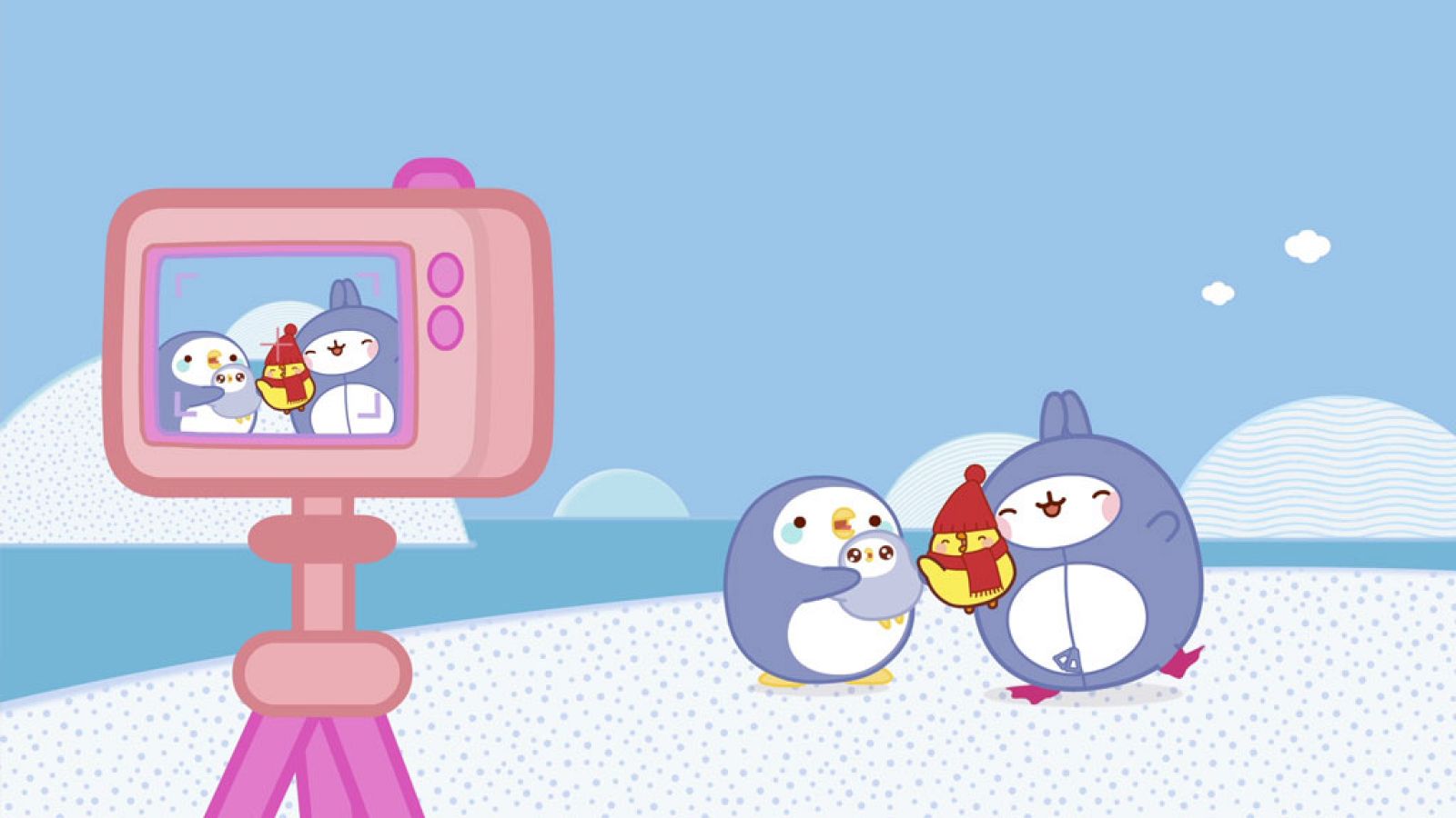 El pingüino - Molang | Ver